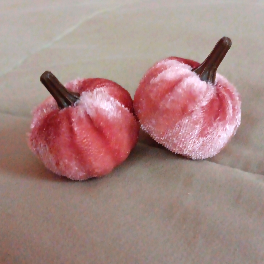 Pink decorative pumpkin